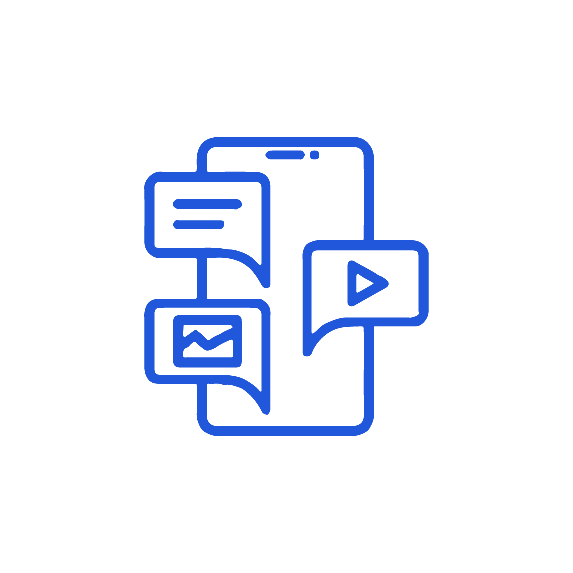 dibujo de celular conectado